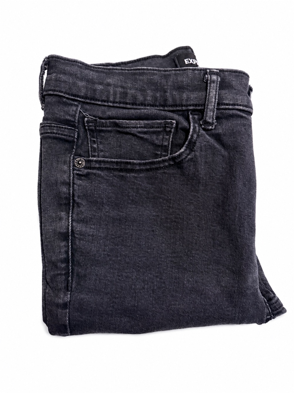 Express Black Skinny Jeans - Dark Wash Finish size 8R
